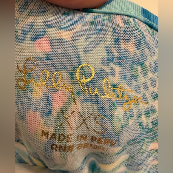 Lilly Pulitzer Blue and Pink Patterned Dress - Picture 3 of 4